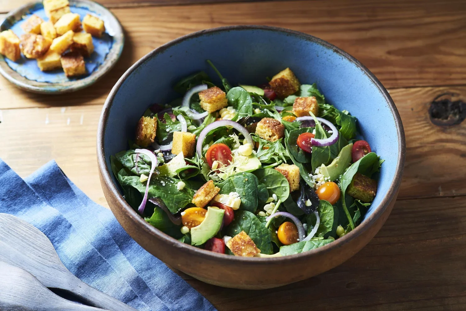 Cornbread Panzanella Salad