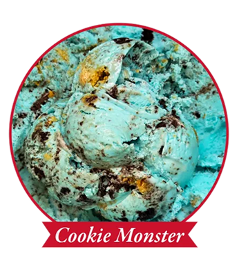Cookie Monster ice cream