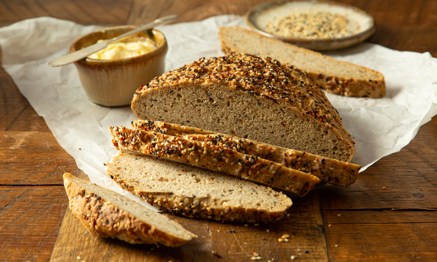 Everything Bagel Rye Bread