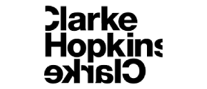 Text that reads 'Clarke Hopkins Clarke' in a stylized font