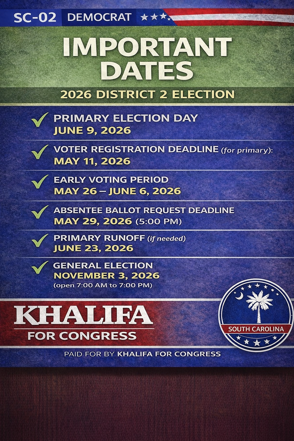 Voter Registration Deadline