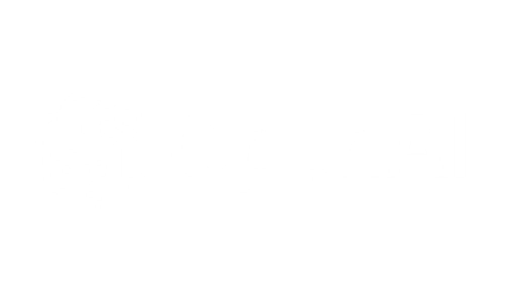 OpenAI logo with a stylized geometric shape and the text "OpenAI" in white on a black background.
