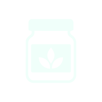 Illustration of a jar with a plant symbol on the label.