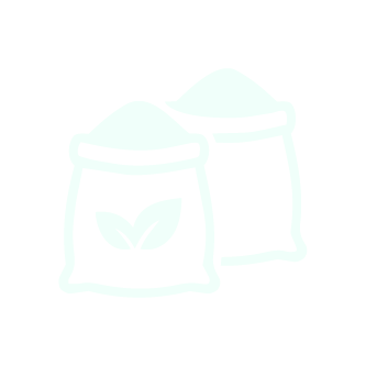Illustration of two grocery bags with leaves on them.