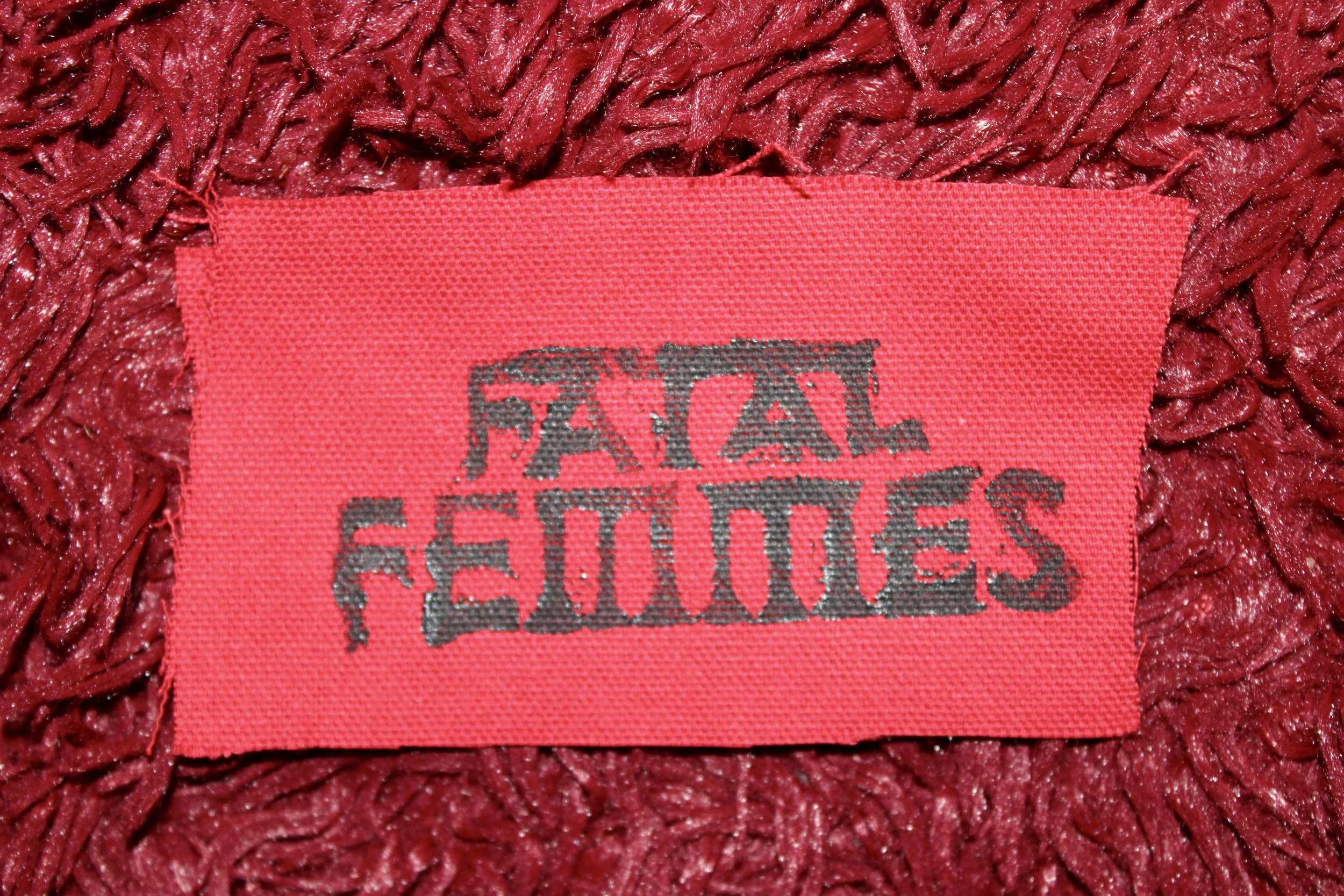 Red Fatal Femmes Logo Patch