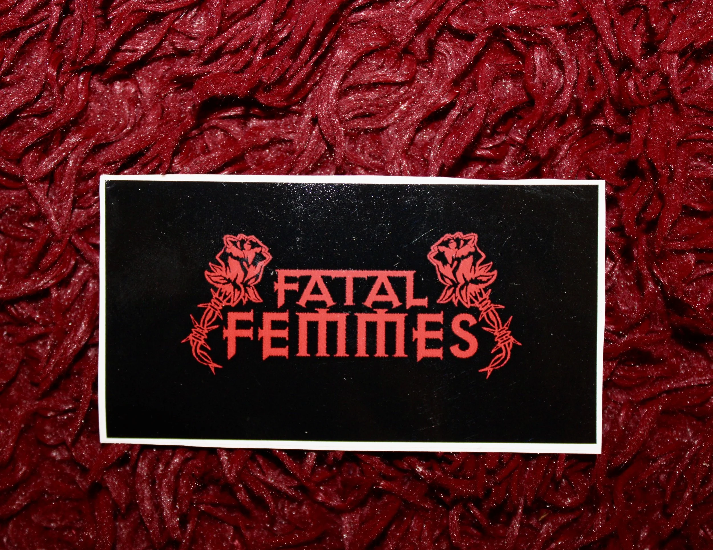 Fatal Femmes Logo Sticker