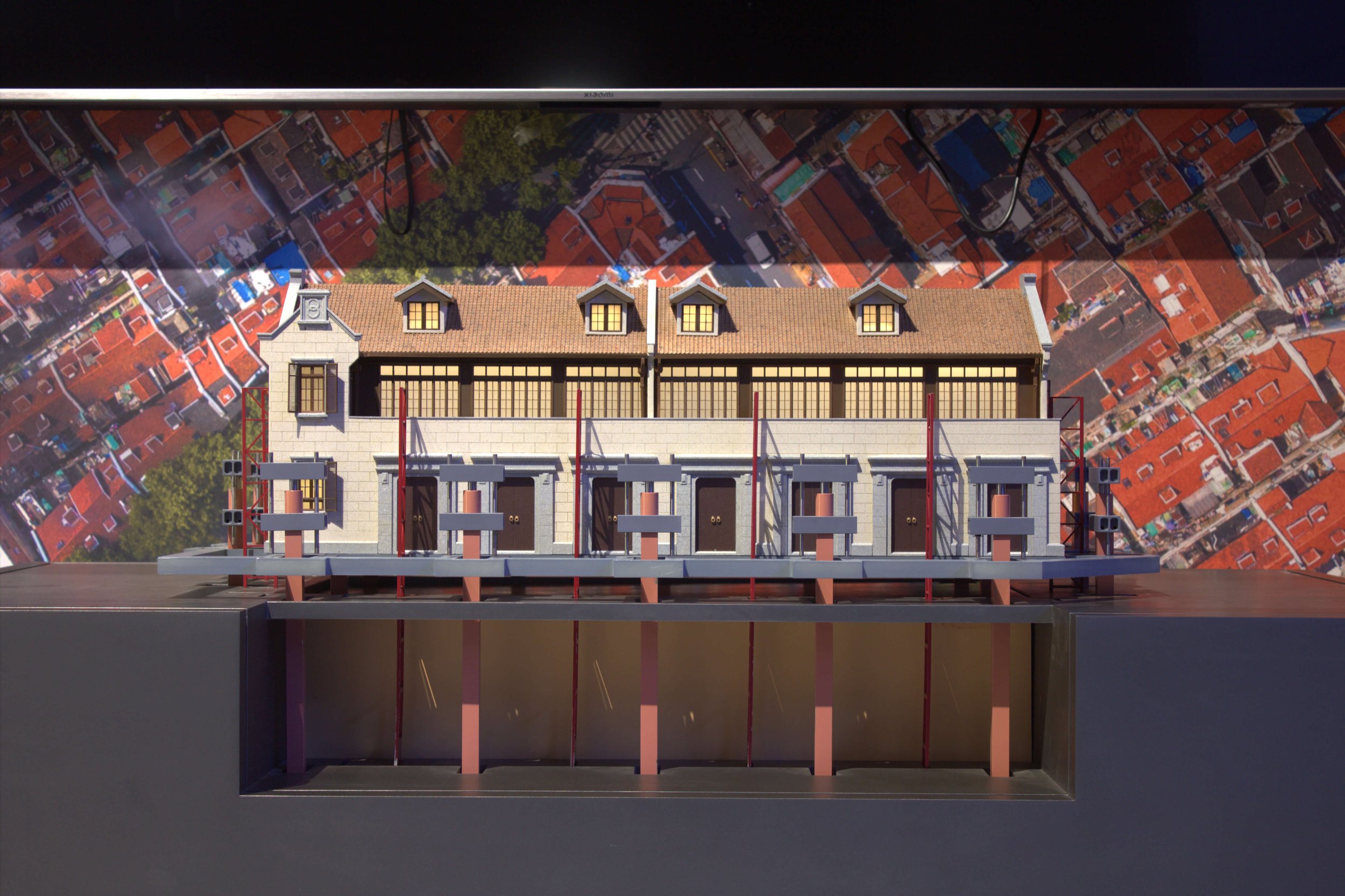 Historical Building Preservation & Lifting Demonstration Device, COHL Shunchangjiuli, 2024