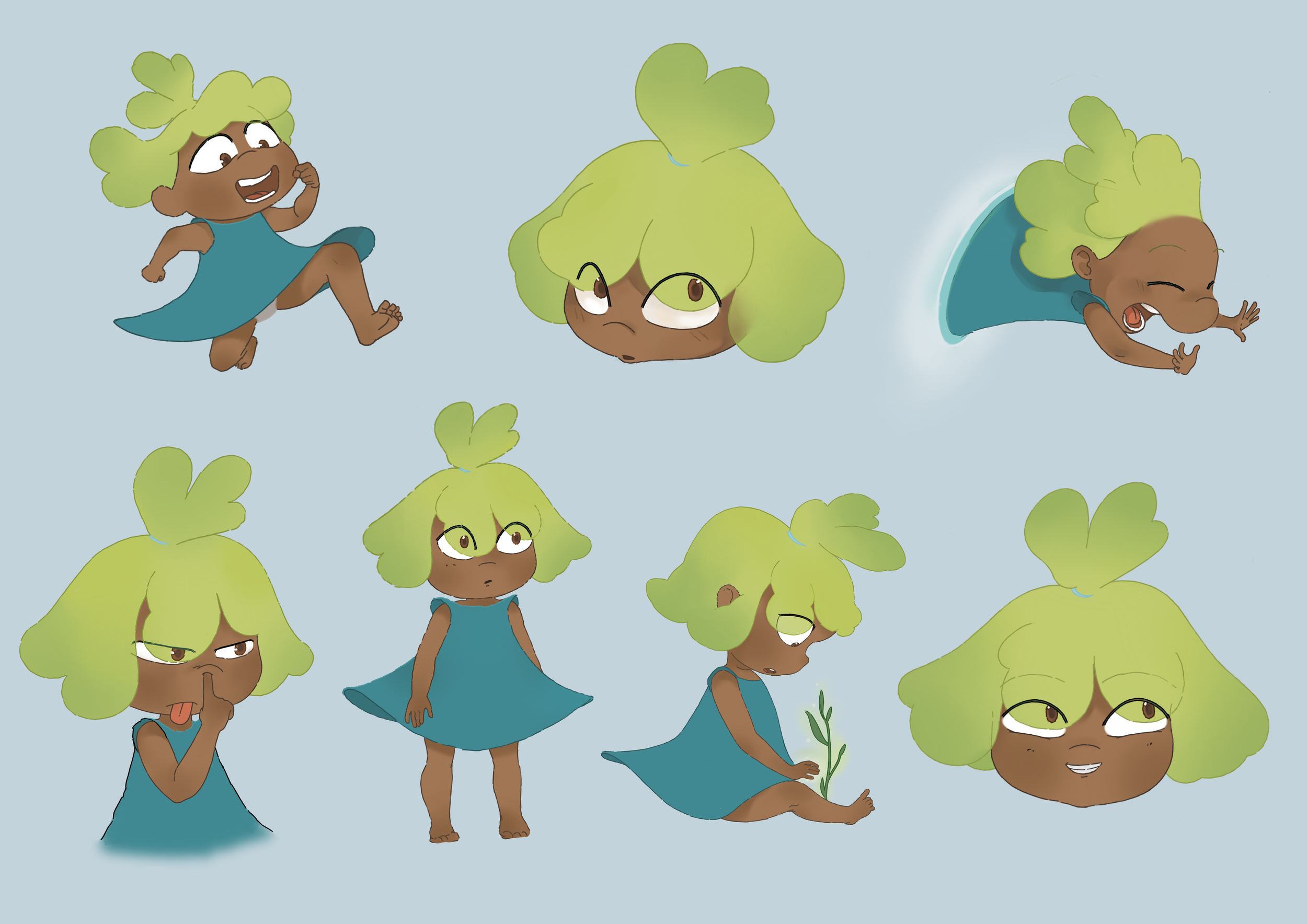 if Amalia and Yugo had a child - chara design