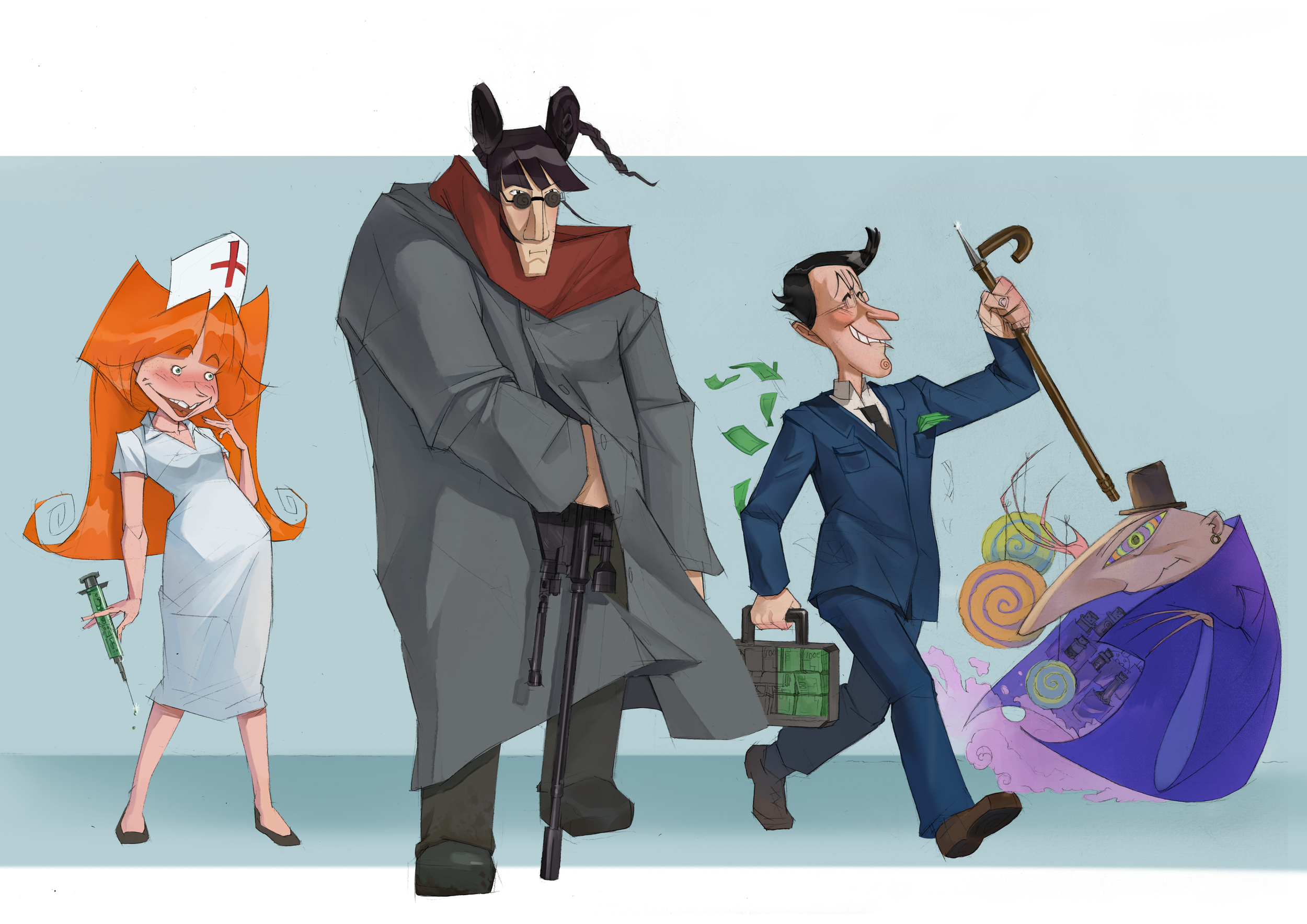 Bad Guys - Chara Design