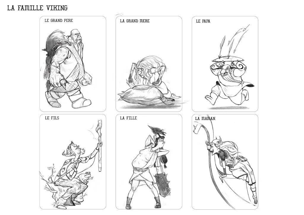 jeux des 5 familles - vikings