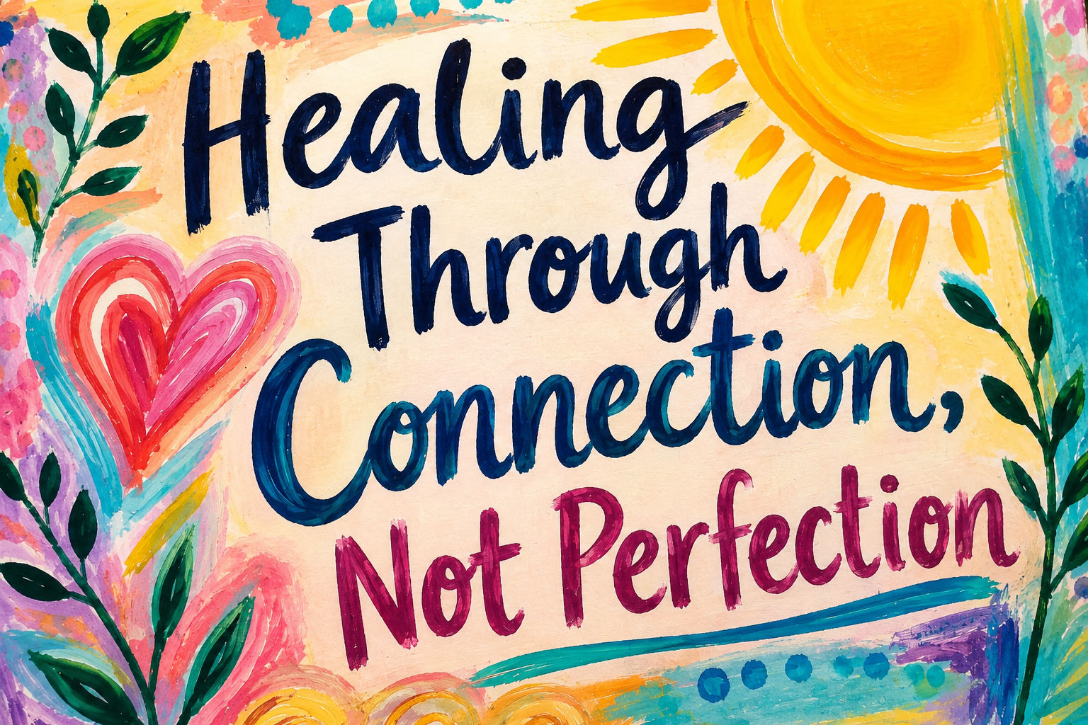 Healing Through Connection, Not Perfection