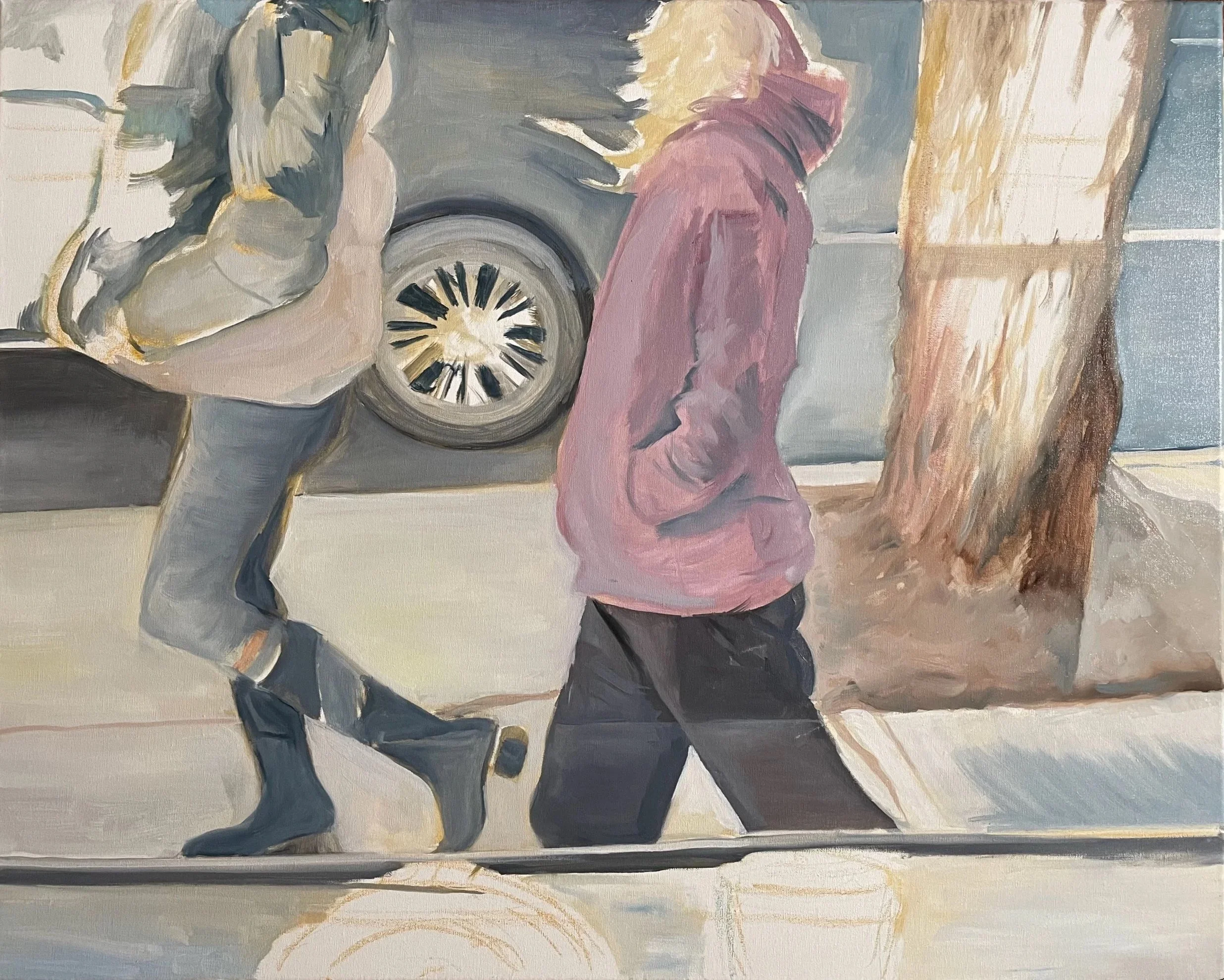  Field notes  
Scenes with figures and fleeting shadows in decisive moments and imagined contexts.