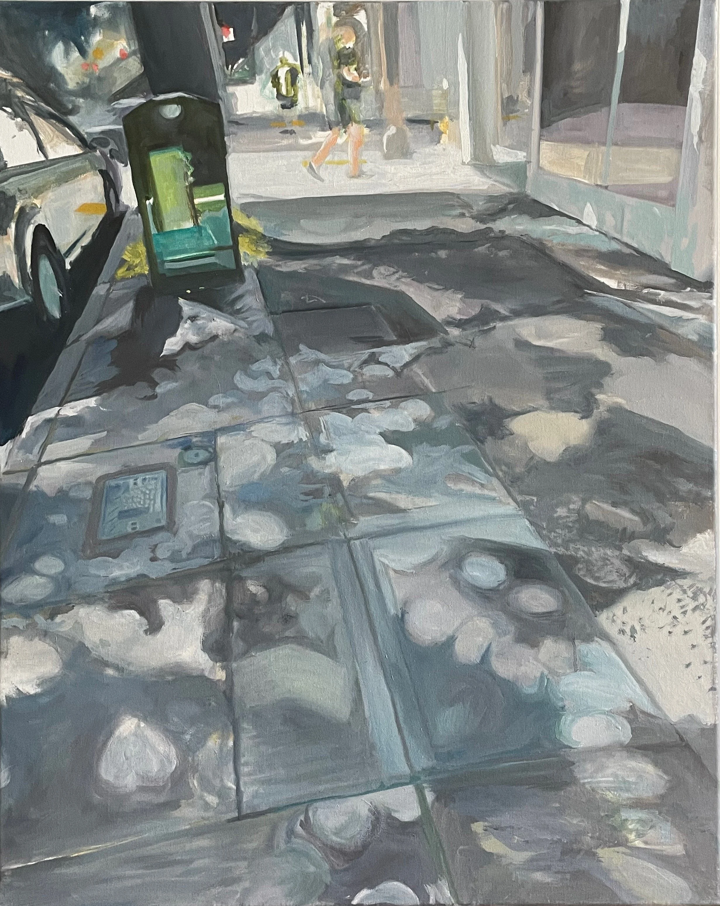 Summer shadows. 
Oil on linen, 30 x 24 in. 
2023