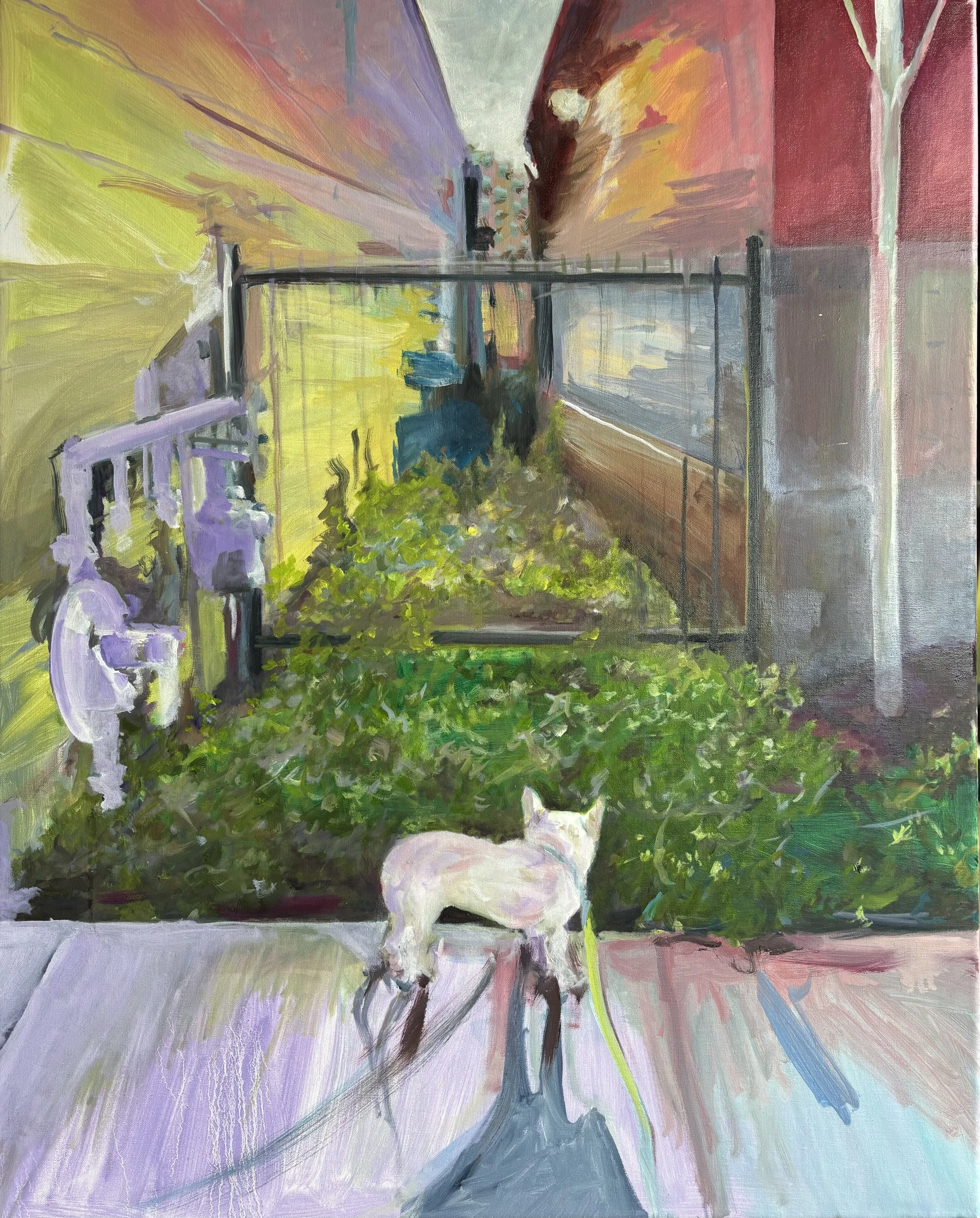 The space in between (Cognizance IV). Oil on linen, 30 x 24 in. 2026.