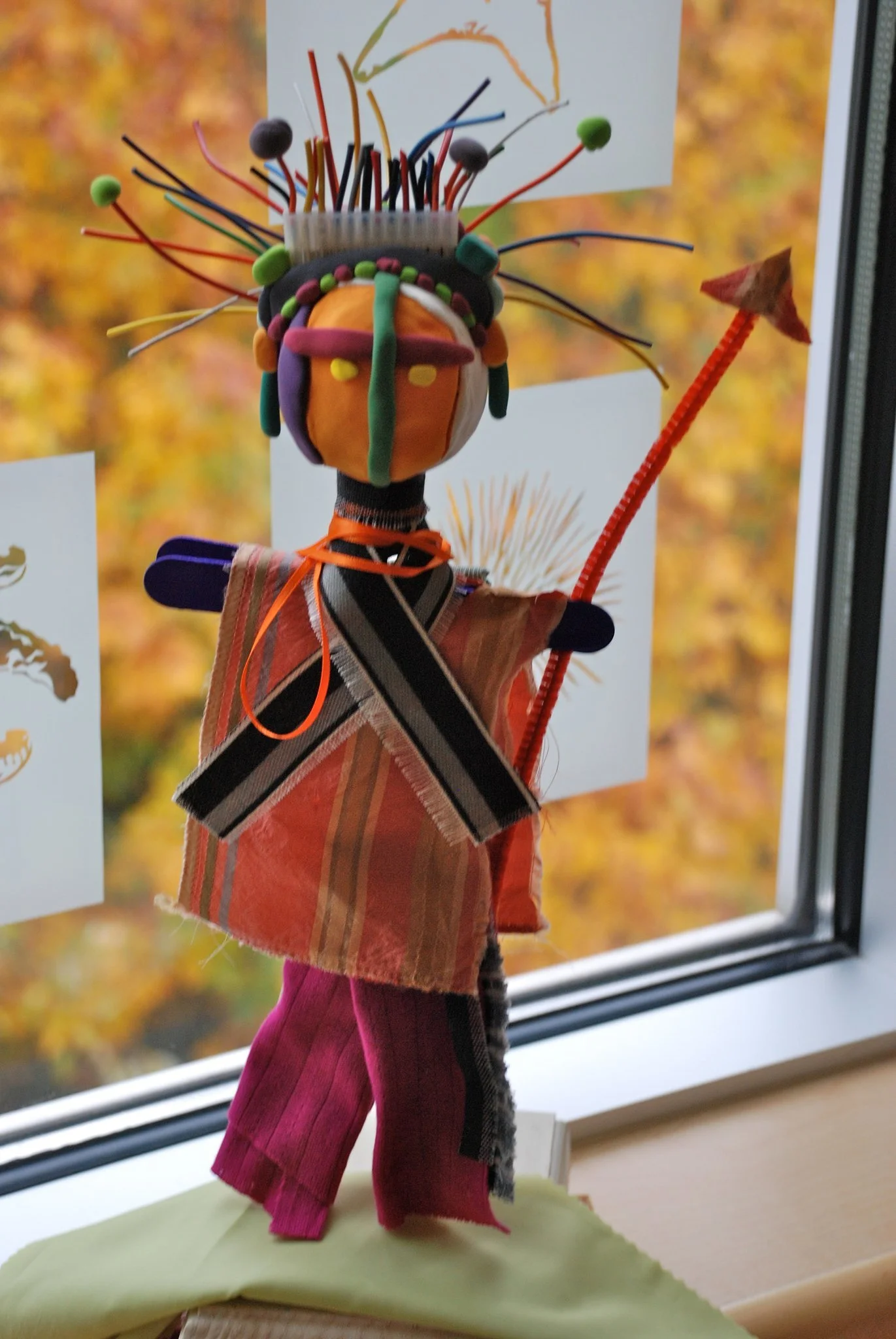 Protection doll (fabric, mixed media). 2010.