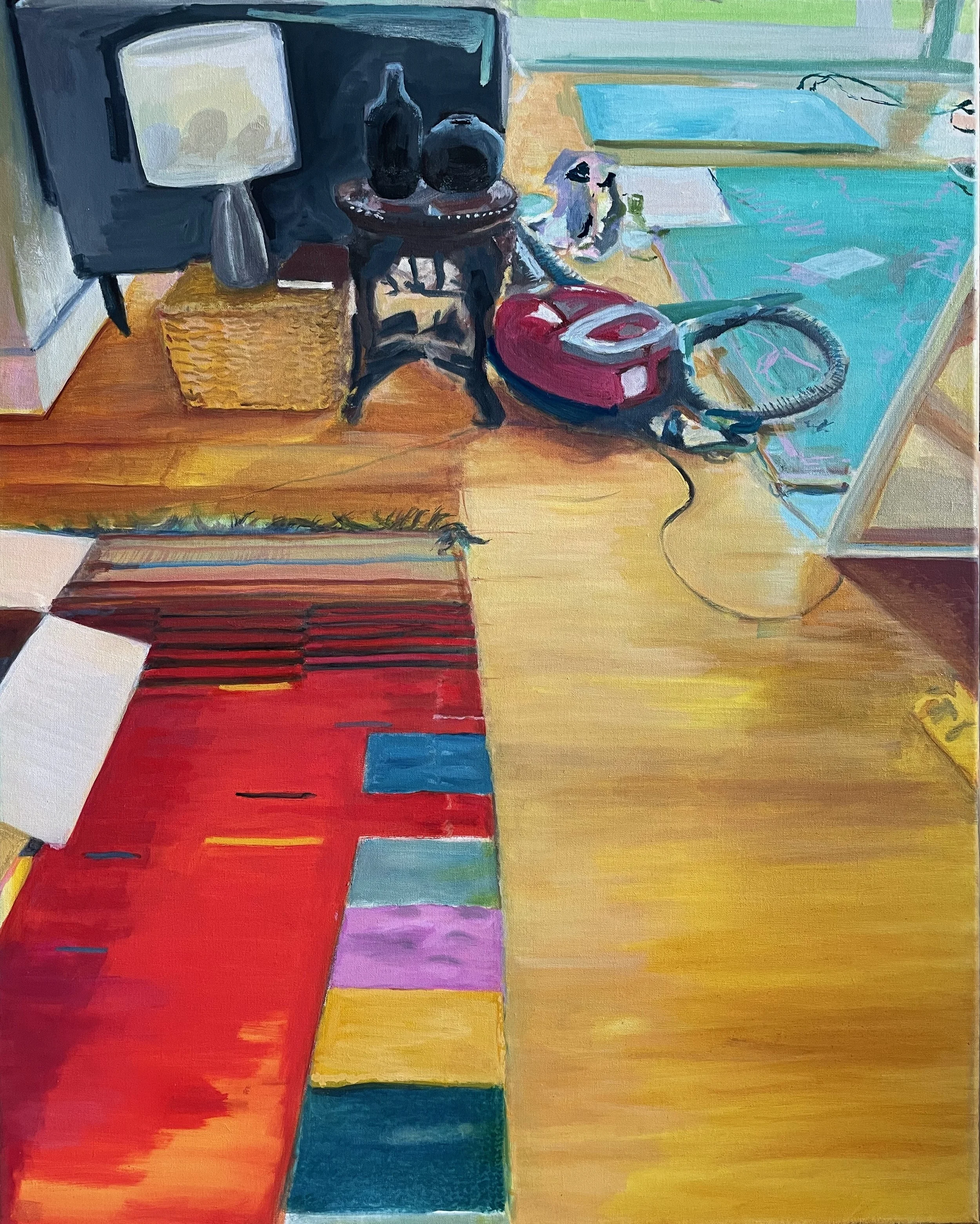 Cleaning day. Oil on linen, 24 x 30 in. 2023