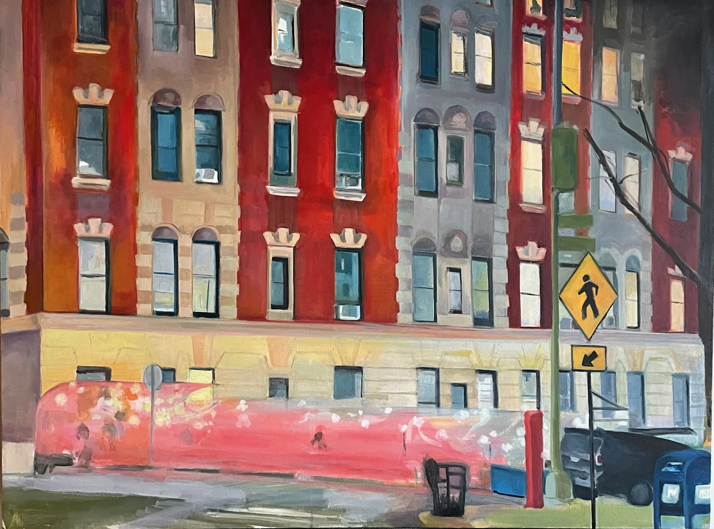 Resilience in the pandemic. Oil on linen 30 x 40. 2022