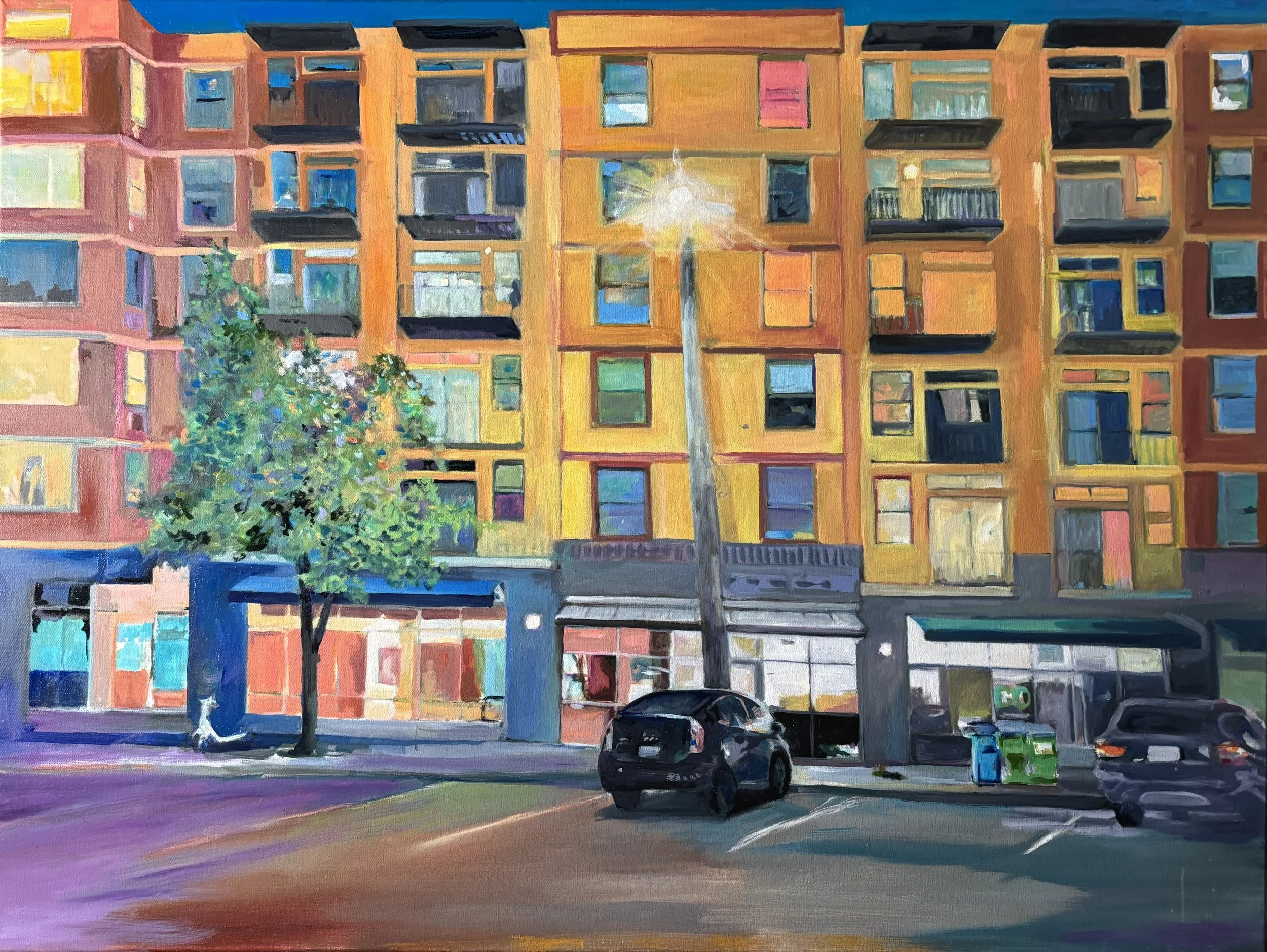 Symphony in Five Over One. Oil on linen. 
30 x 40 in. 2024-2026