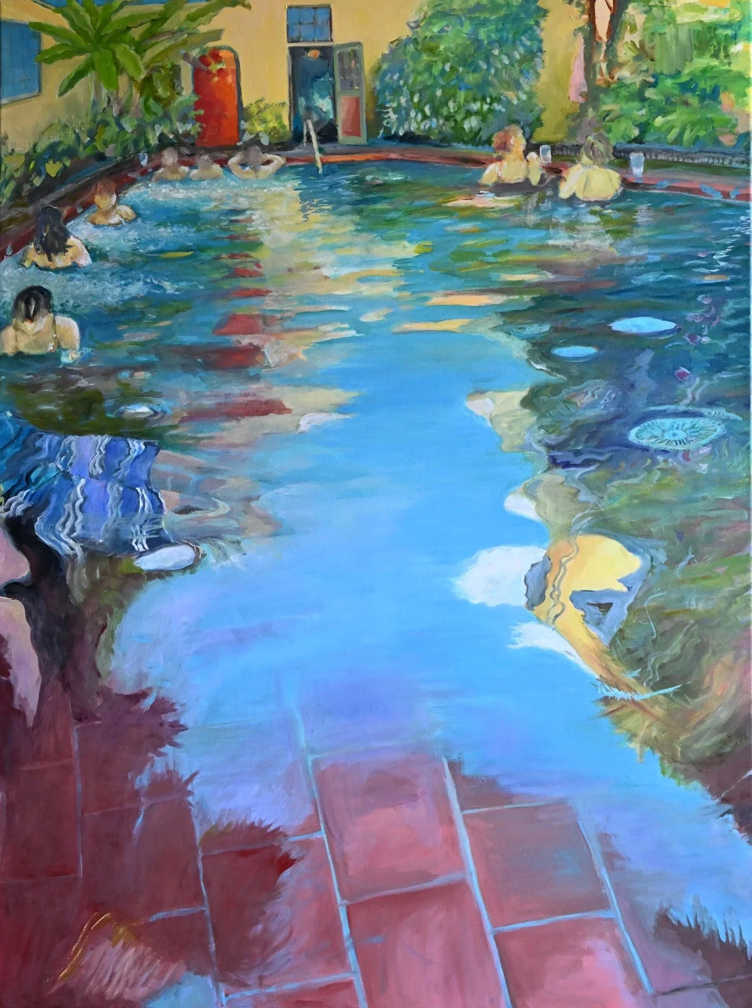 Soak 2. Oil on linen, 30 x 40 in. 2026