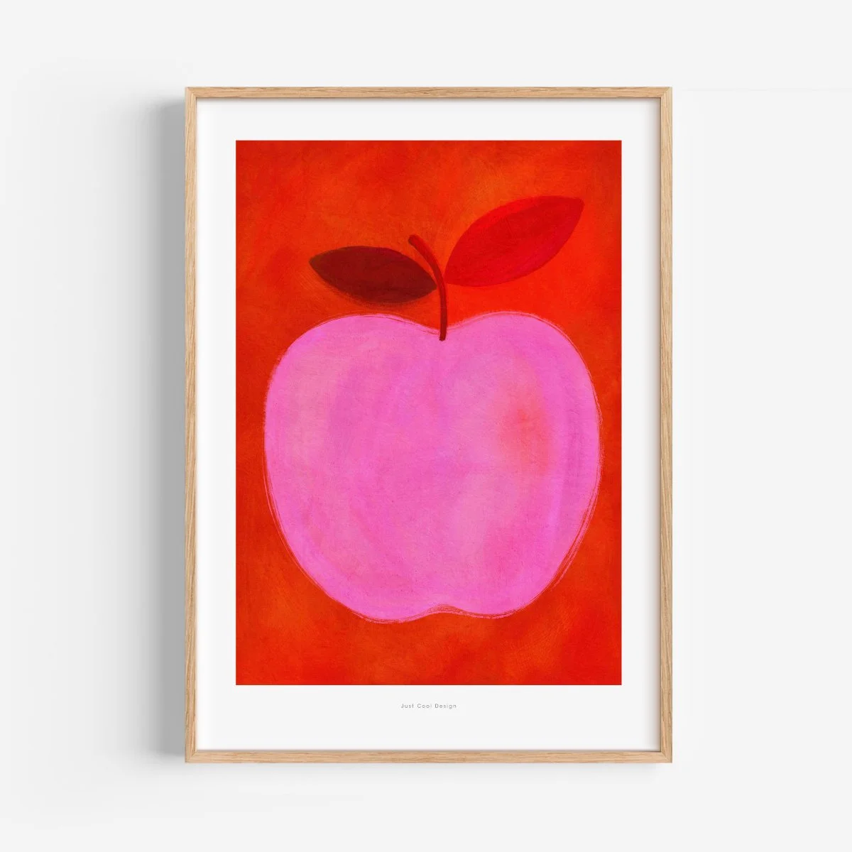 135 | Pink Apple Print
