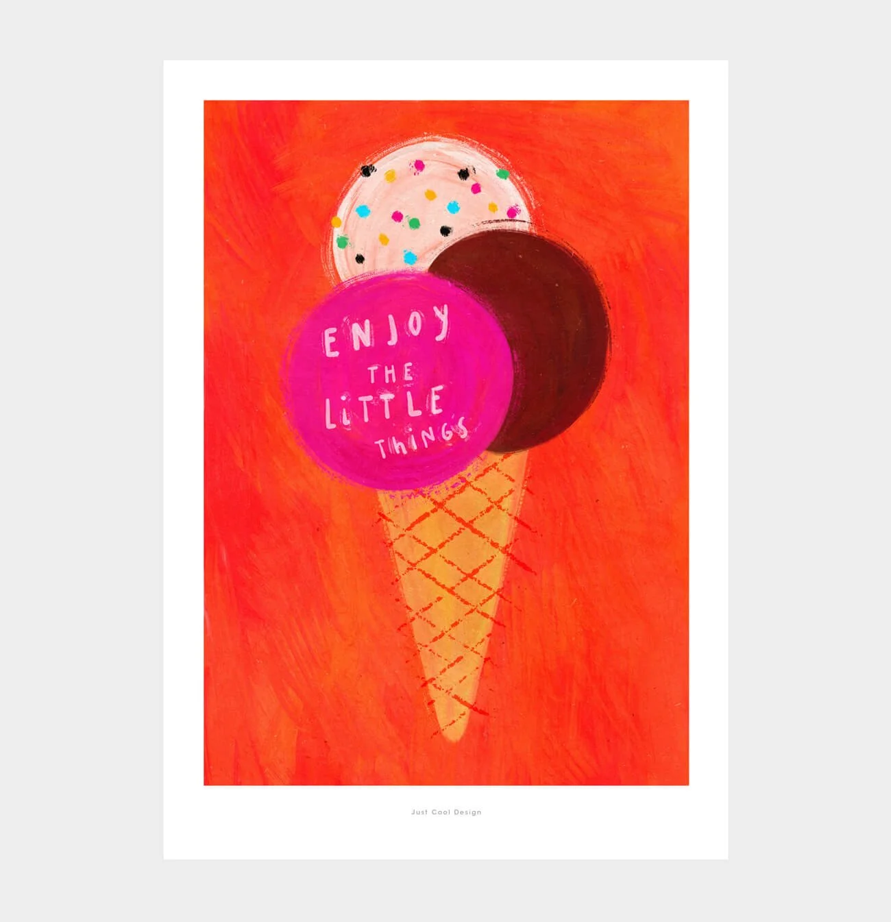 Ice cream | Illustration Poster Art Print-2.jpg