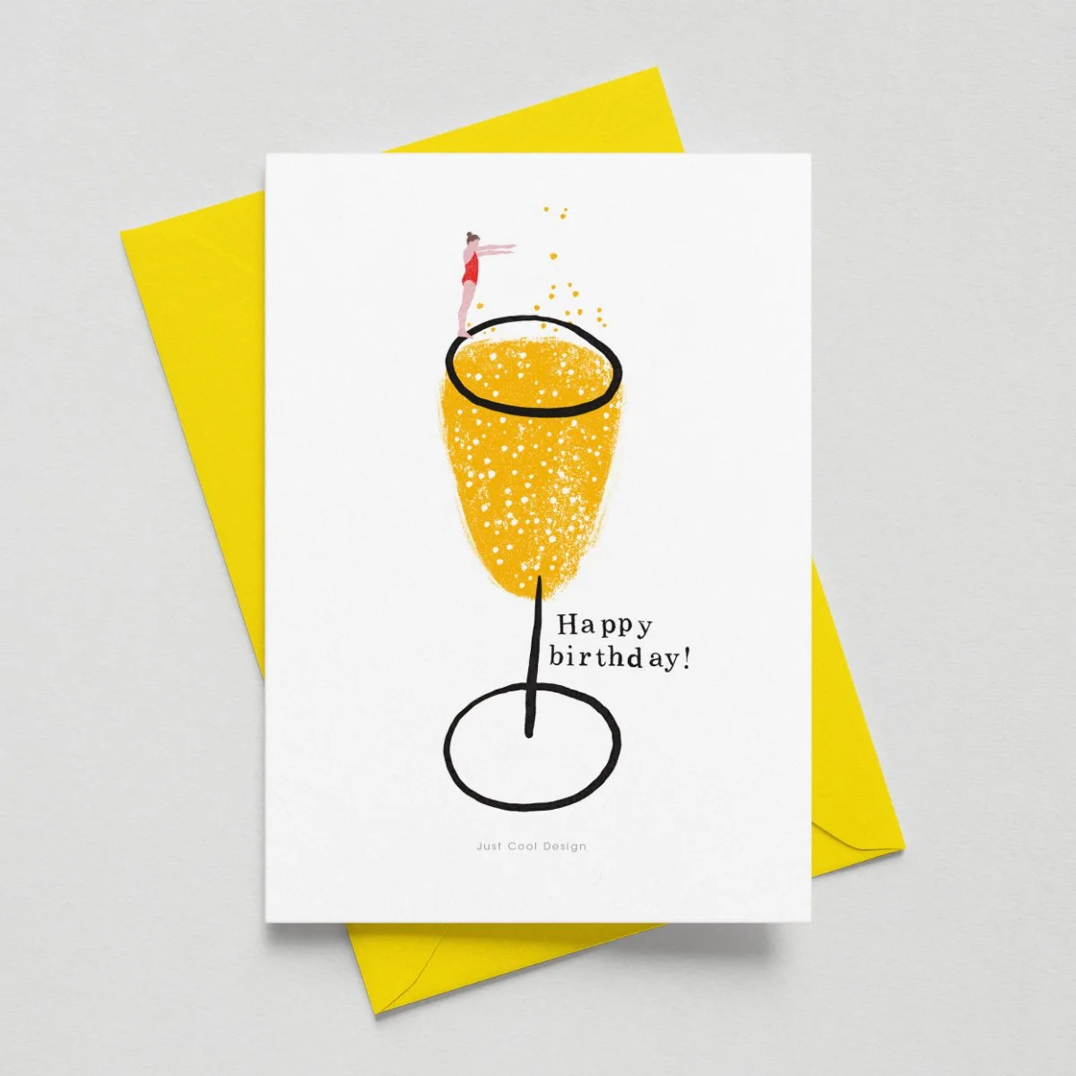 182-A6 | Happy Birthday Champagne