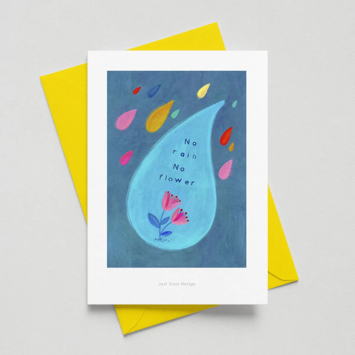 274-A6 | No Rain No Flower