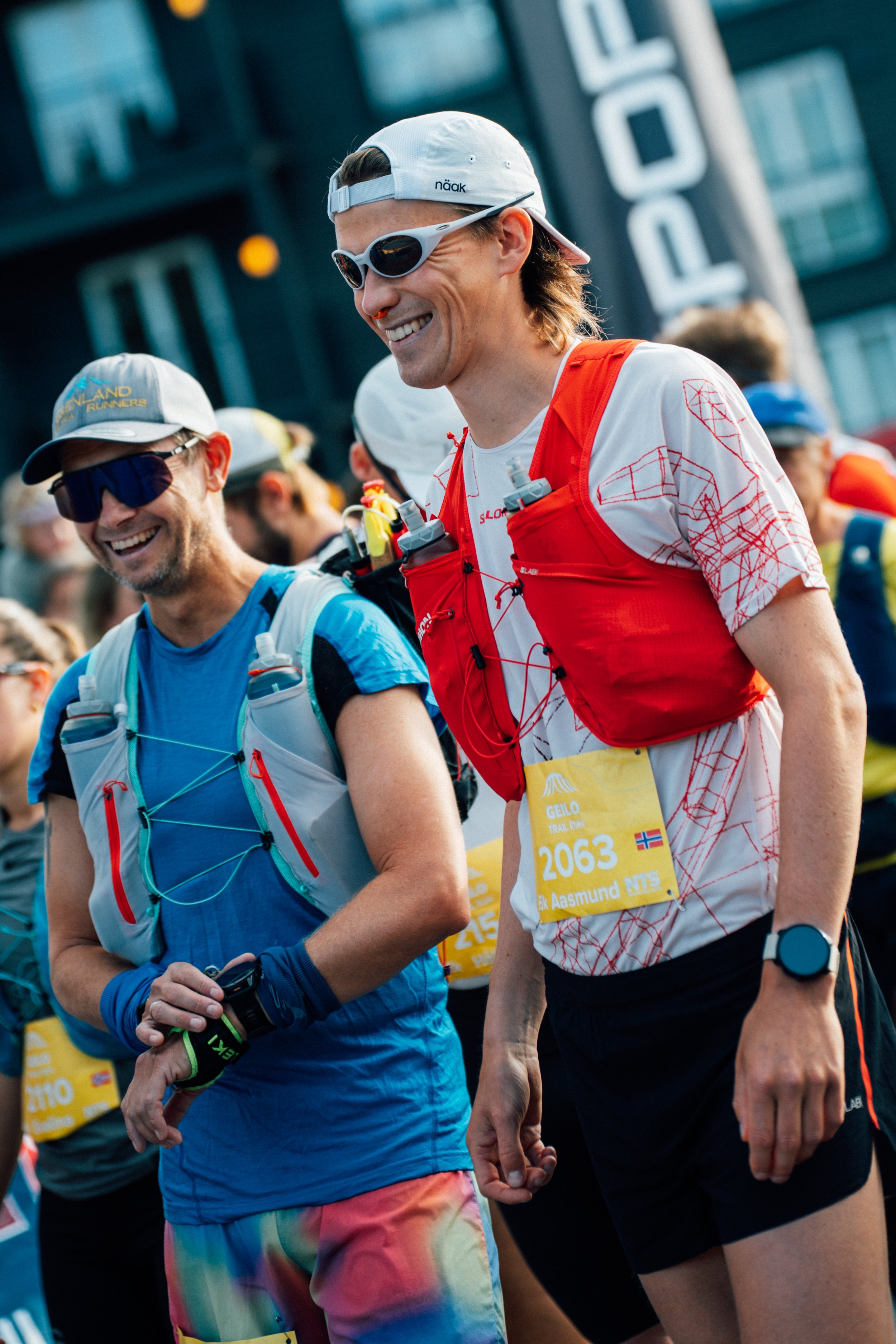 Aasmund Kjøllmoen Steien before the 55K. Photo Mads Mehus / Norway trail Series.