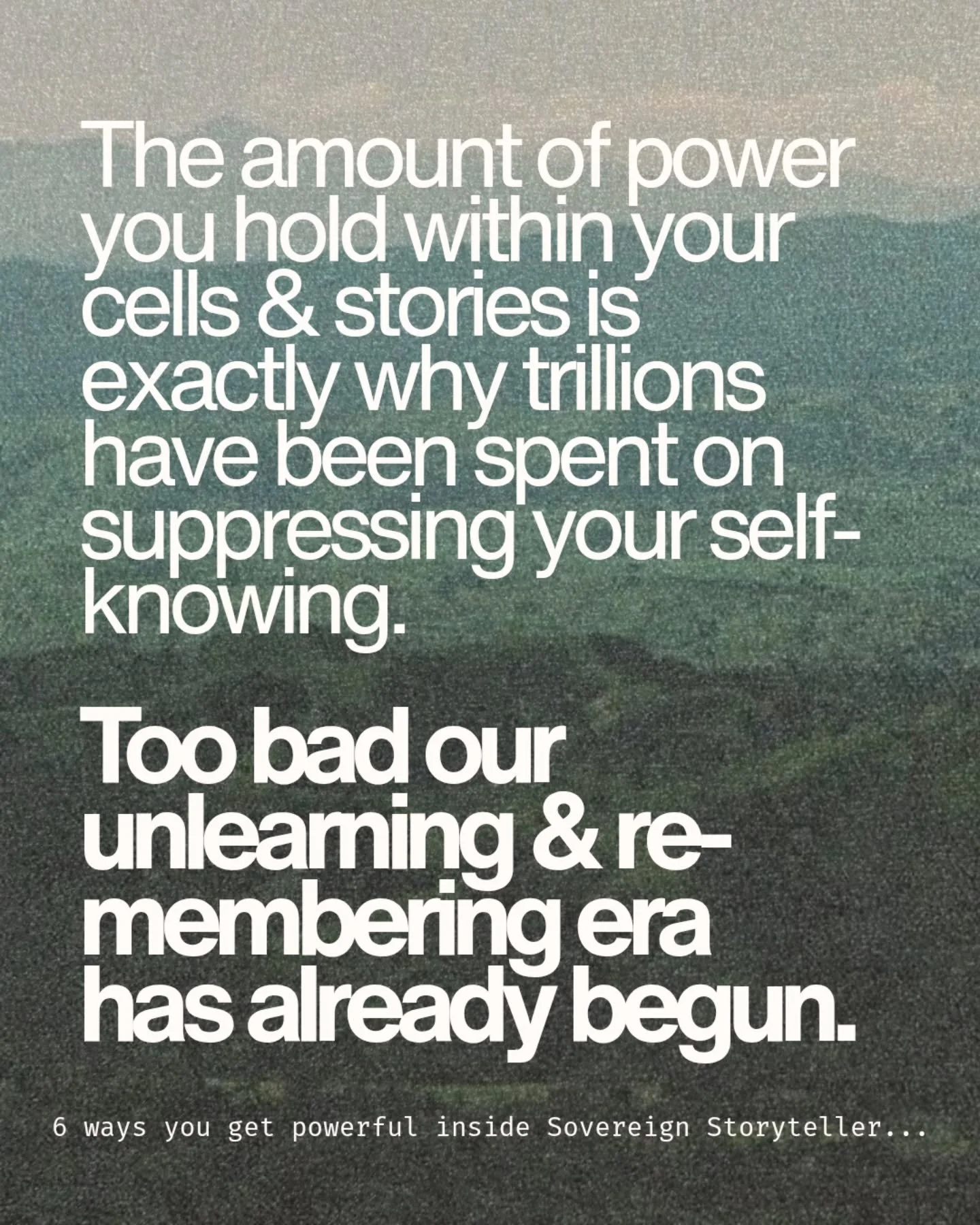 Students on our call today were describing the feeling of our gathering as kinship. There's this instant resonance that happens when people choose *this* classroom as the studio space for their next becoming story and emergent creations... and realiz