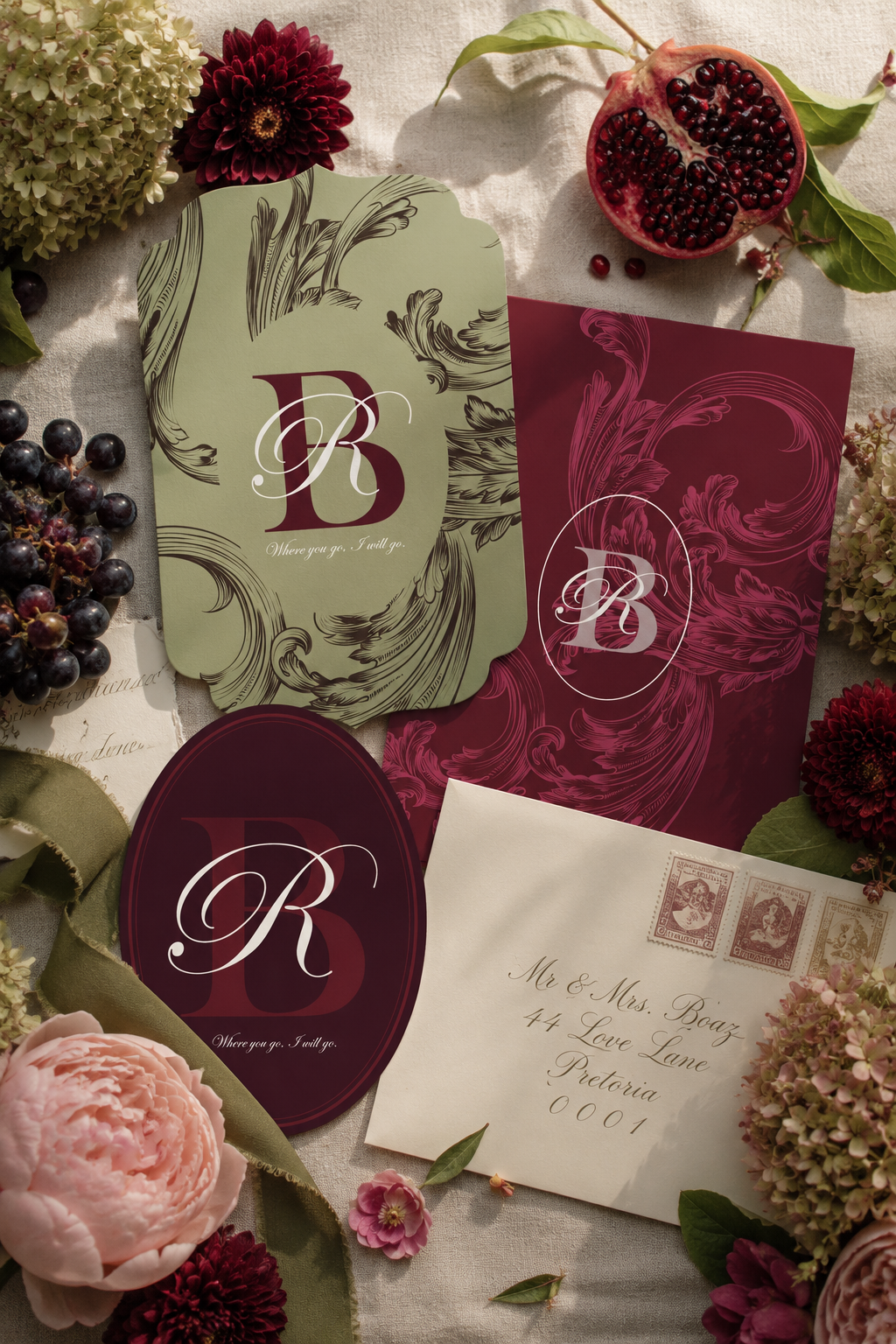 Wedding stationery design