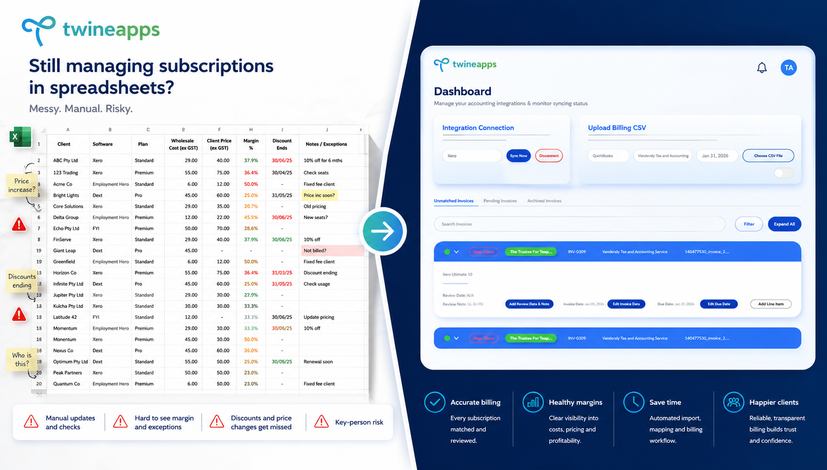 Still Managing Client Software Subscriptions in Spreadsheets?