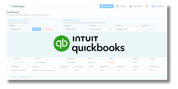 TwineBiller and QuickBooks Online