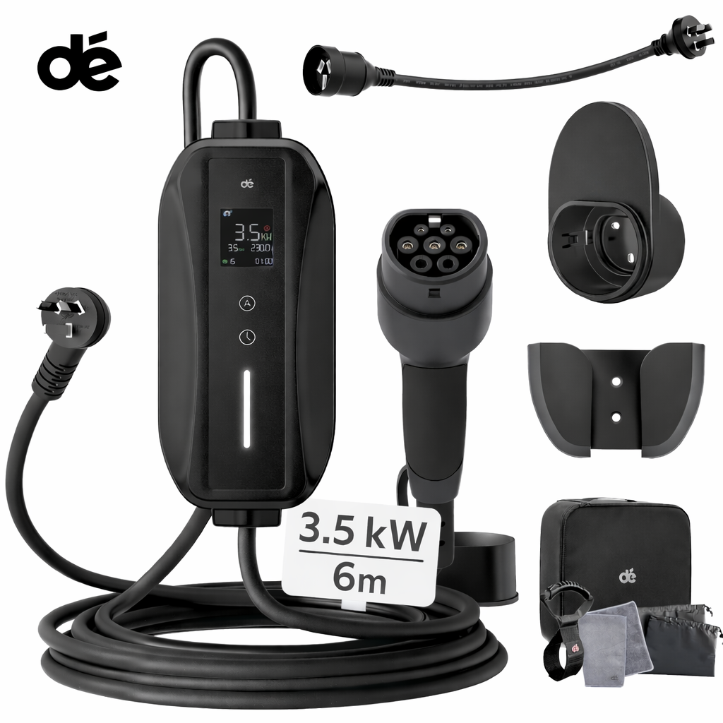 dé Portable Charger (3.5kW - 6M Cable)