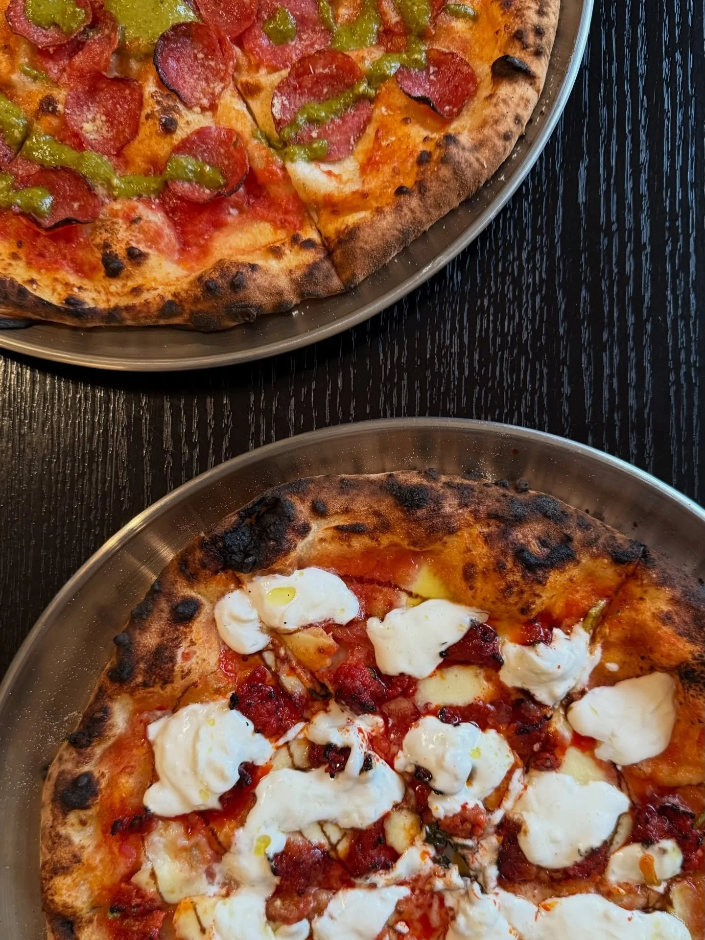 Take Your Pick: Nduja &amp; Stracciatella or Pepperoni Pesto 🔥
