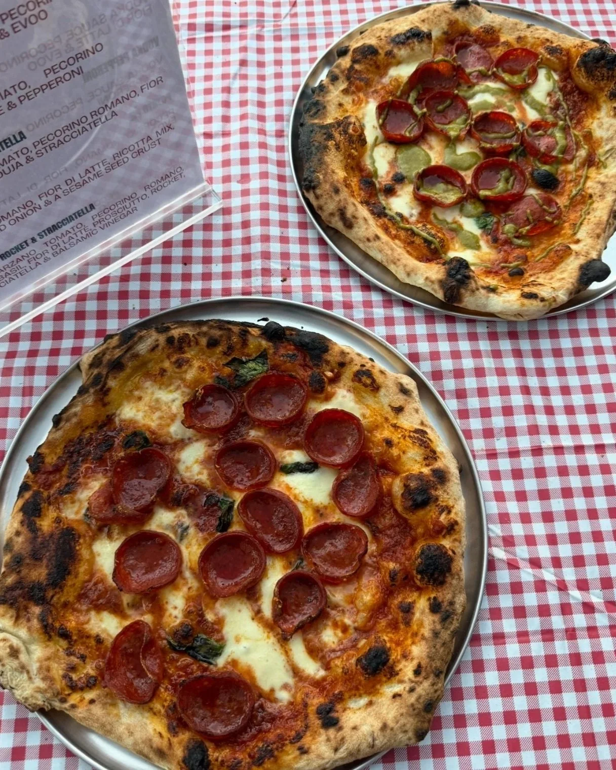 Vodka Pepperoni.
& Trio.