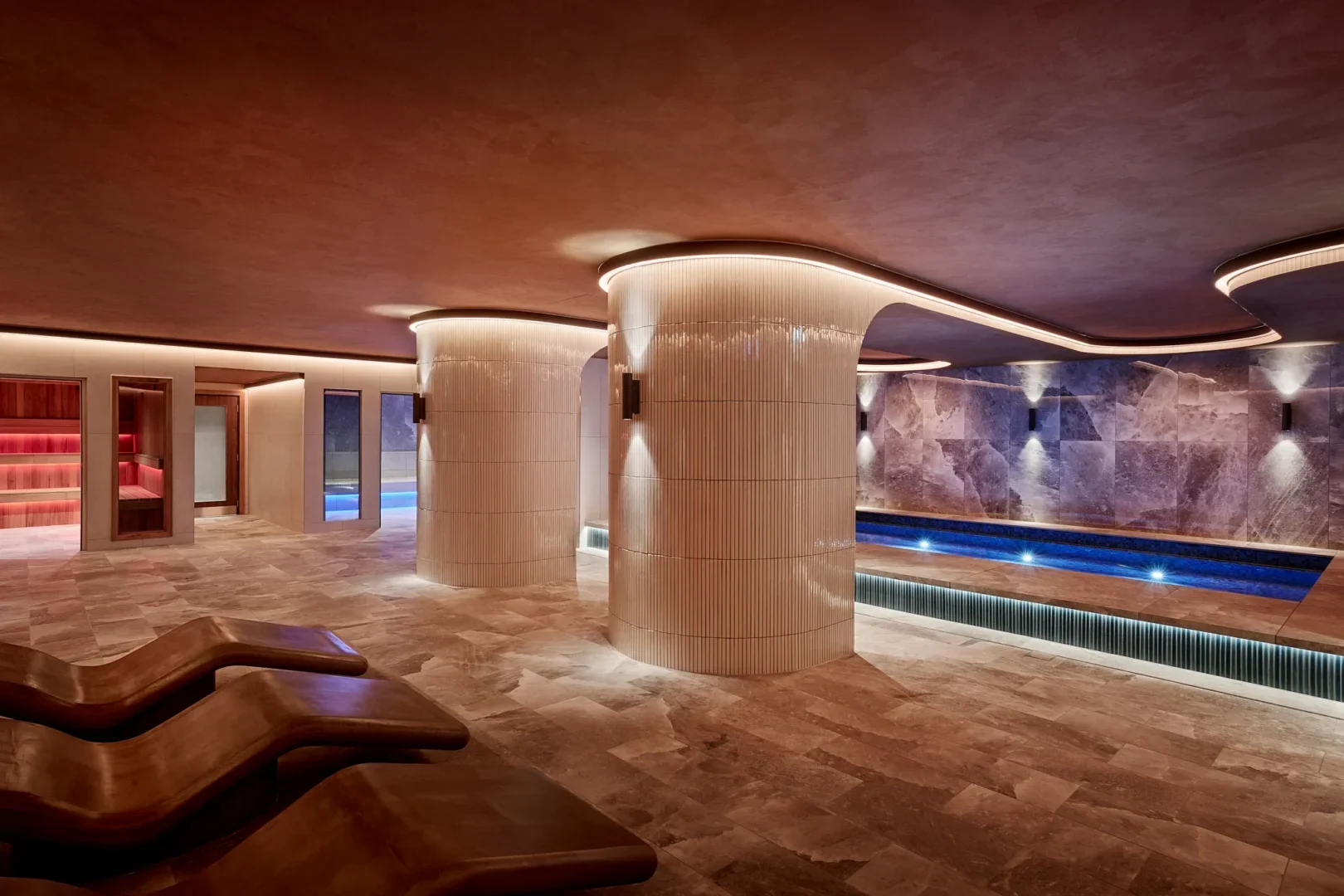 An image showing pool from the side