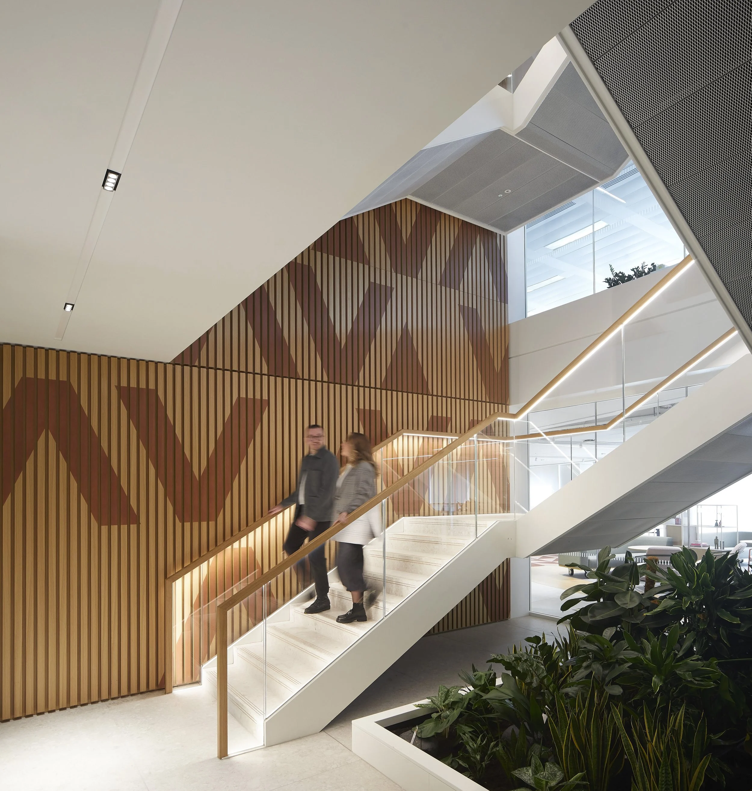 An image of Aviva staircase lighting