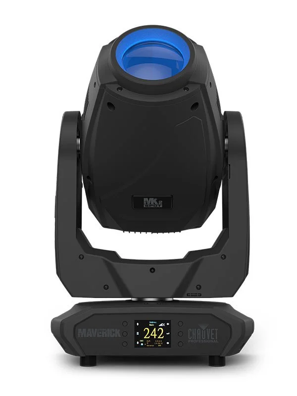 Chauvet Maverick MK2 Spot
• 440W LED Profile 
• CMY Color Mixing 
• Dual Prism
Qty Available: 10