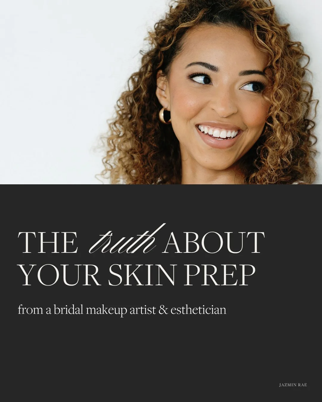 The most common thing I hear after weddings? "I wish I had started sooner."⁠
⁠
Your skin prep doesn't begin the morning of. It doesn't begin at your trial. It begins 3 to 6 months before you ever sit in my chair, and the brides who know thi
