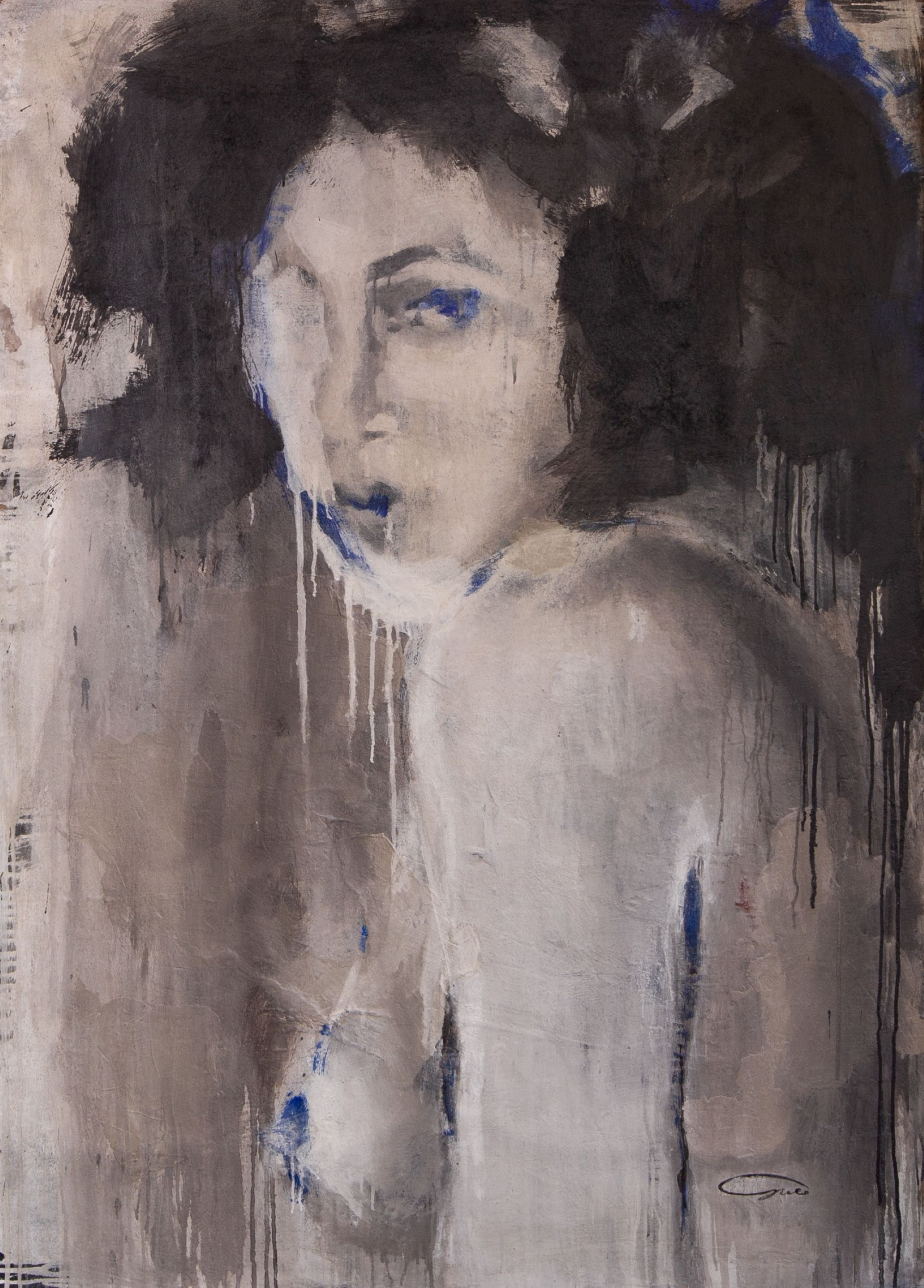 The Impure Eye, acrylic and mixed media on wooden panel, 127 x 175 cm, 2019