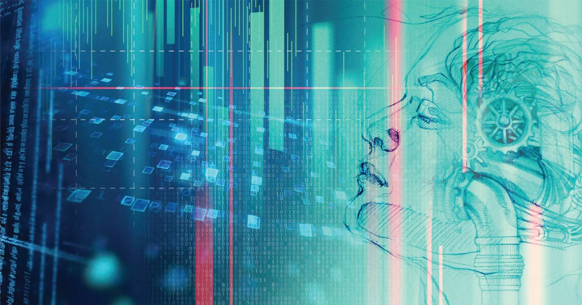 EY Wavespace, Face Sketch on Panel