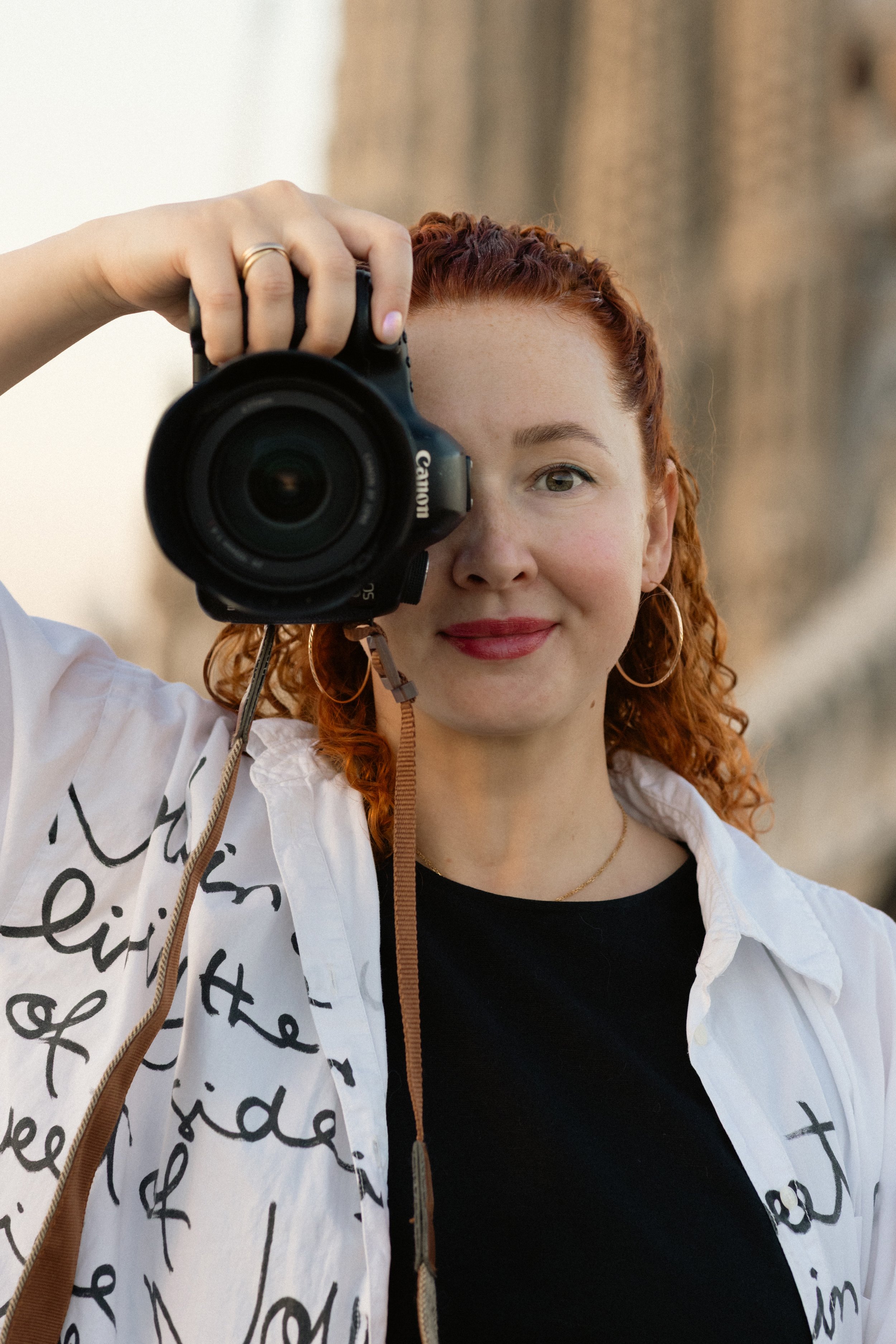 Valerie — professional hospitality and luxury hotel photographer based in Barcelona. Portrait of a photographer with 10 years of experience in real estate development for high-end travel brands.