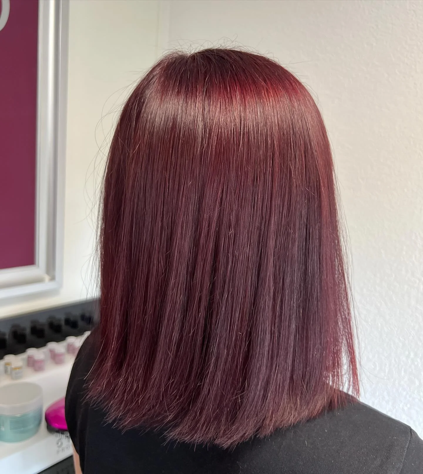 Colour ✨ #wella #wellahair #coiffure #coiffeursuisse #cutandstyle #hair #colour #berry #hairdresser