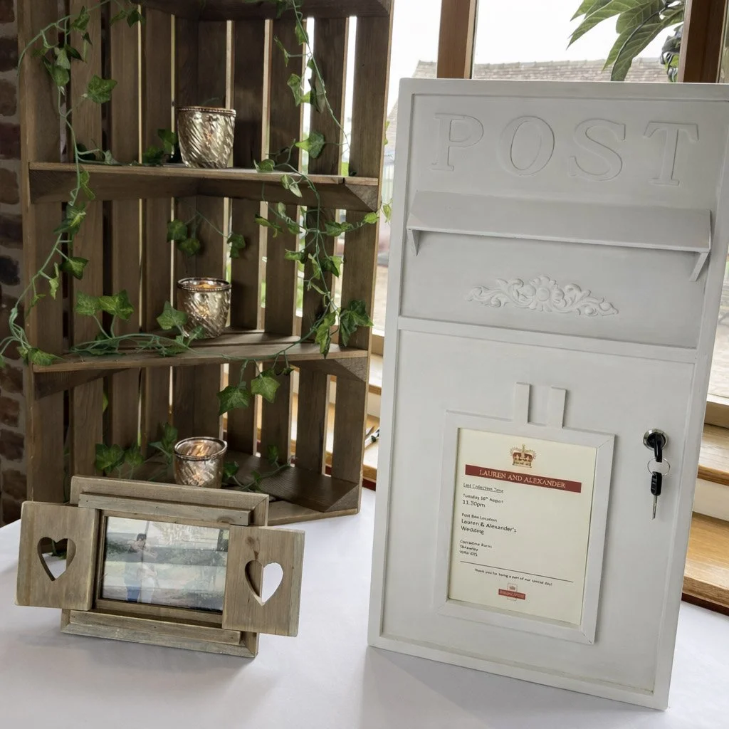 White Wooden Postbox