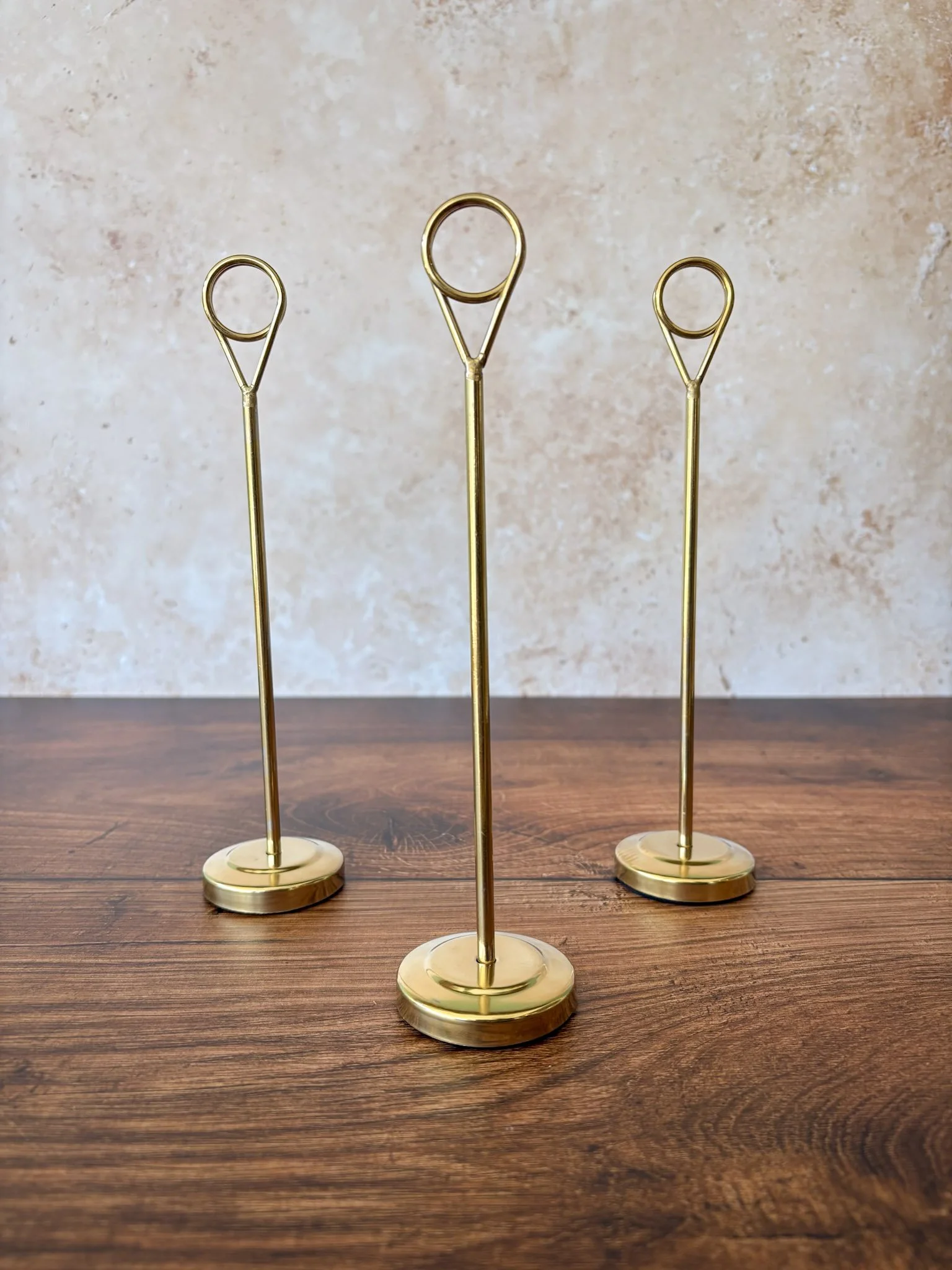 Gold Table Number Holder