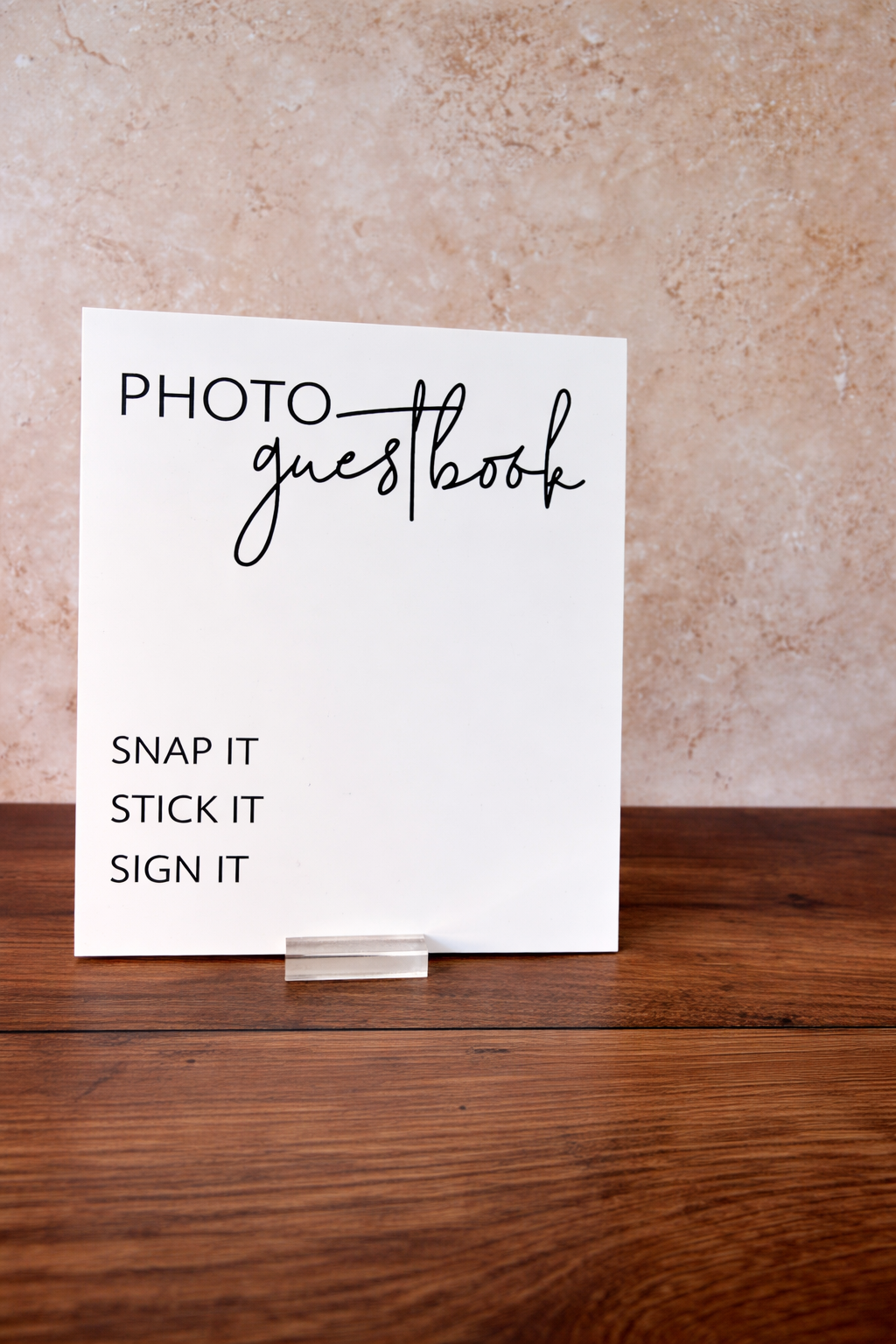 Photo Guestbook Sign