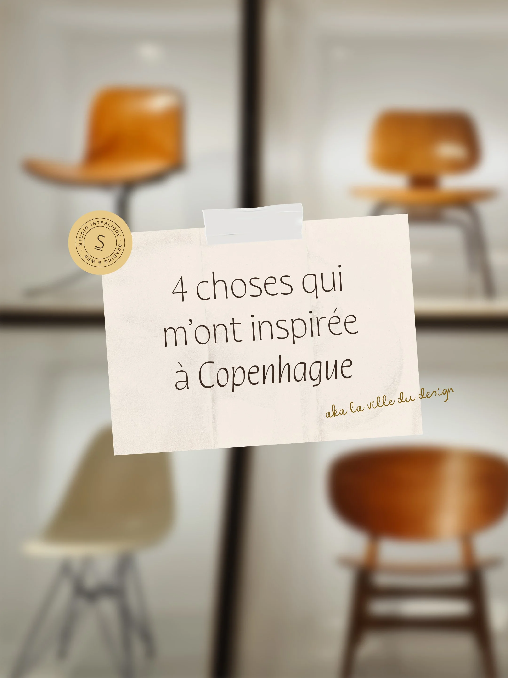 Je reviens d&rsquo;un week-end dans la capitale danoise et j&rsquo;avais envie de te partager 4 choses qui m&rsquo;ont inspir&eacute;e durant ce voyage !

Une ville et une culture tr&egrave;s inspirante, encore plus du point de vue du design 👀

Si t