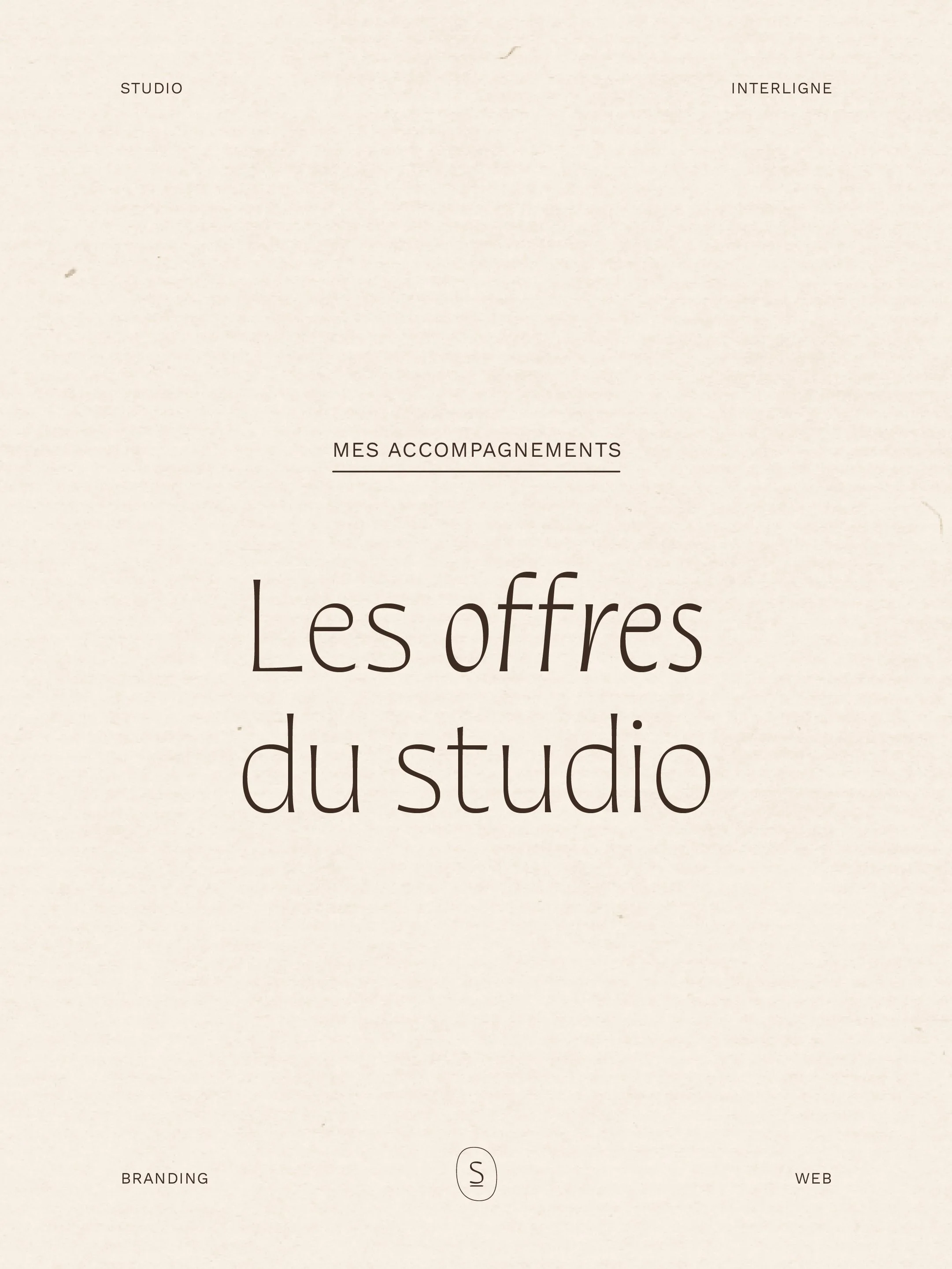 Tu lances ton activit&eacute; ou tu ressens le besoin de faire &eacute;voluer ton image de marque ? Alors tu es au endroit, bienvenue au Studio Interligne ☺️

Voici comment je peux t&rsquo;accompagner dans le d&eacute;veloppement de ton activit&eacut
