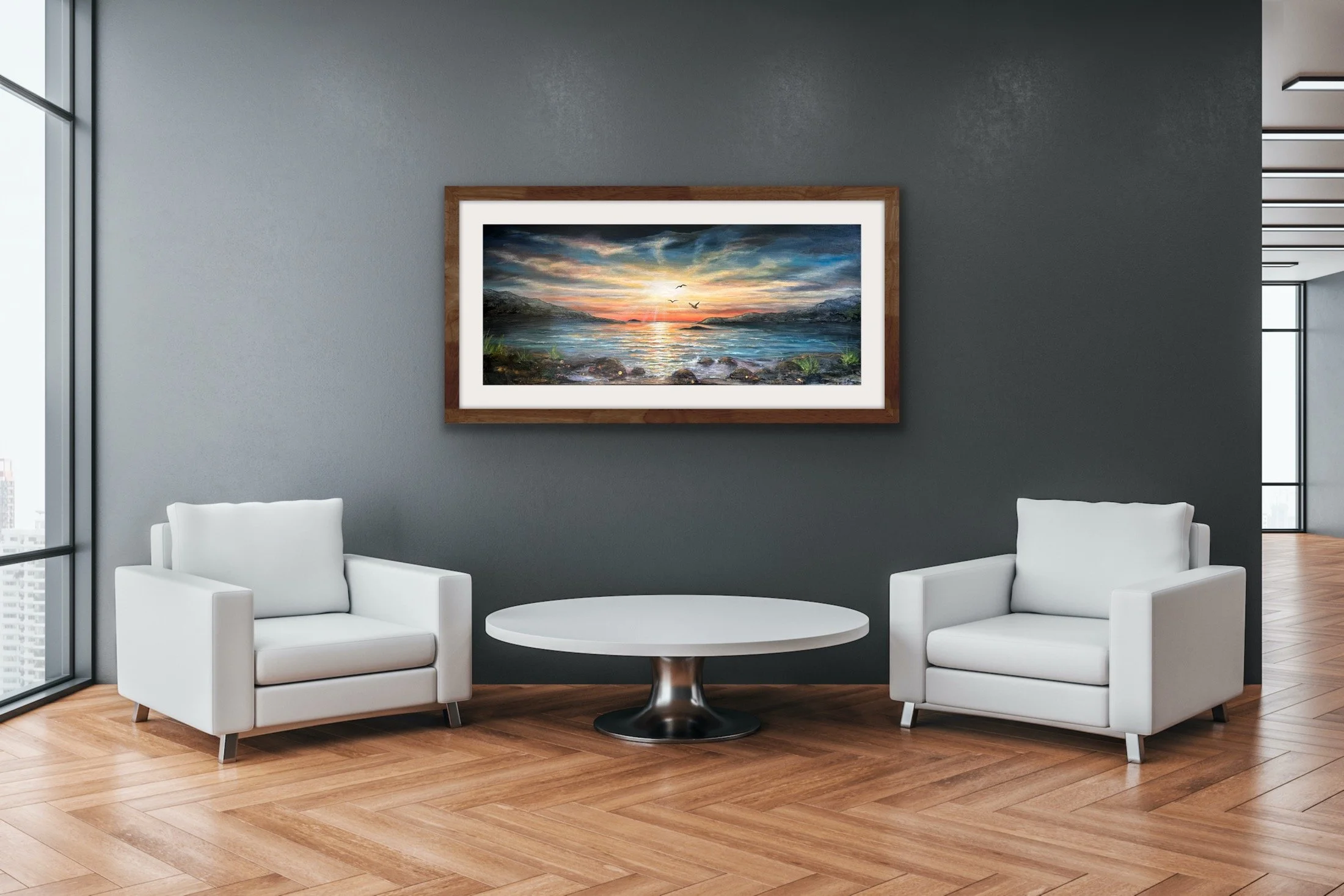 Whispers of the horizon innrammet .JPG