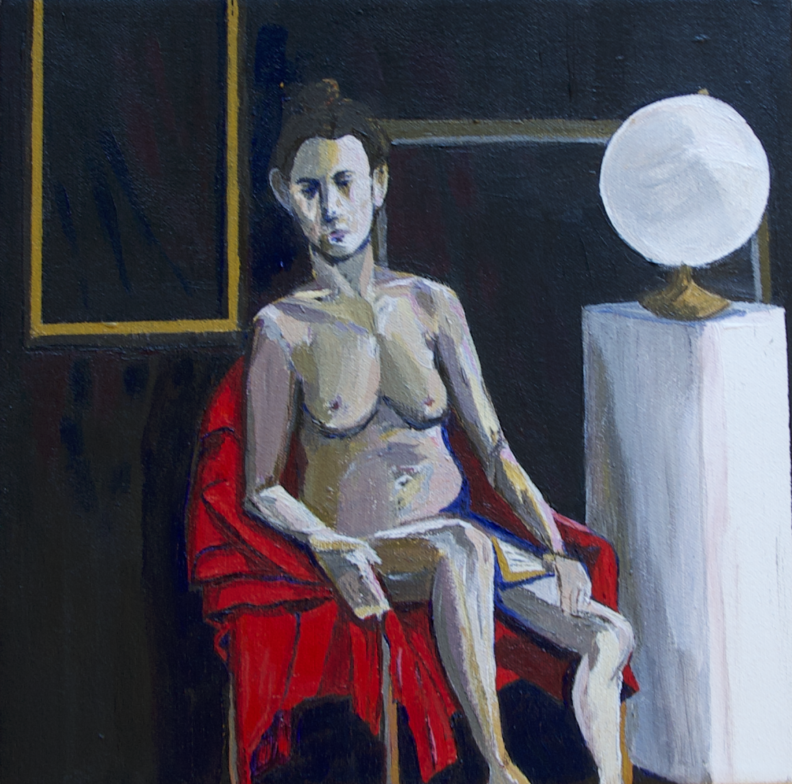 Olivia (30x30cm) - Acrylic on canvas $300